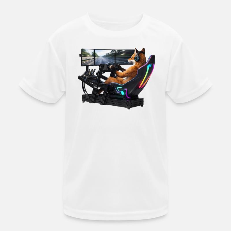 Fuchs Sim Racing T-shirt sport Enfant