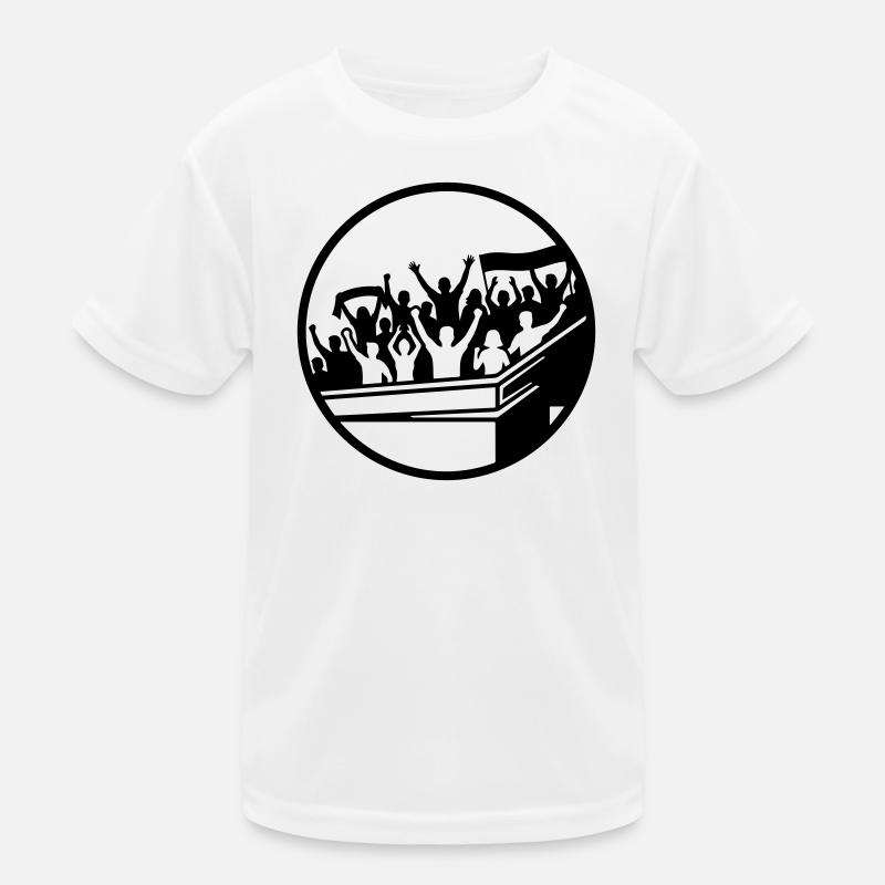 Fans Stadion Silhouette Kinder Funktions-T-Shirt