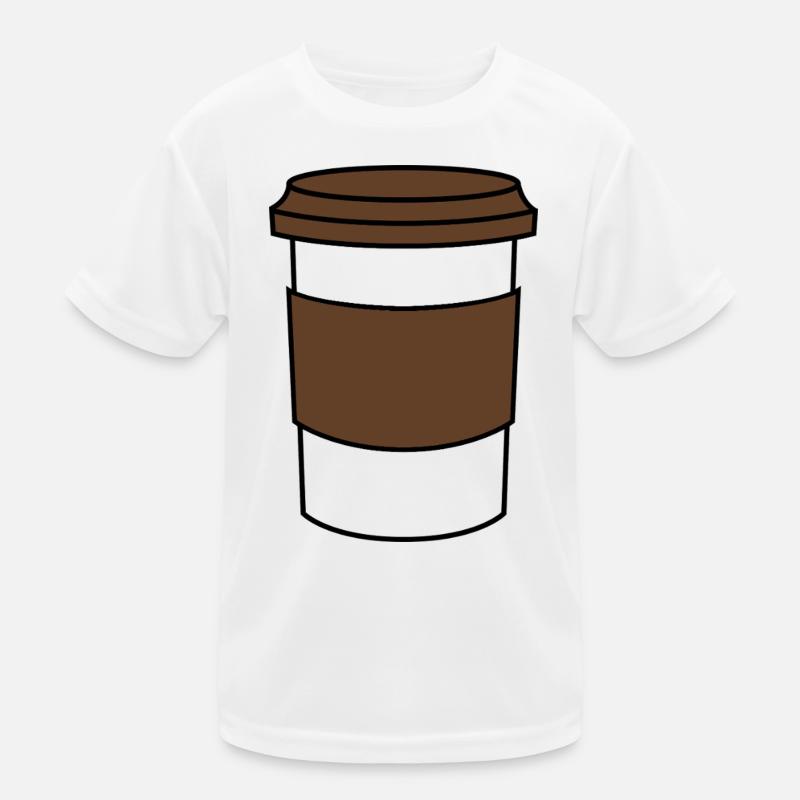 Coffee cup Kids Functional T-Shirt