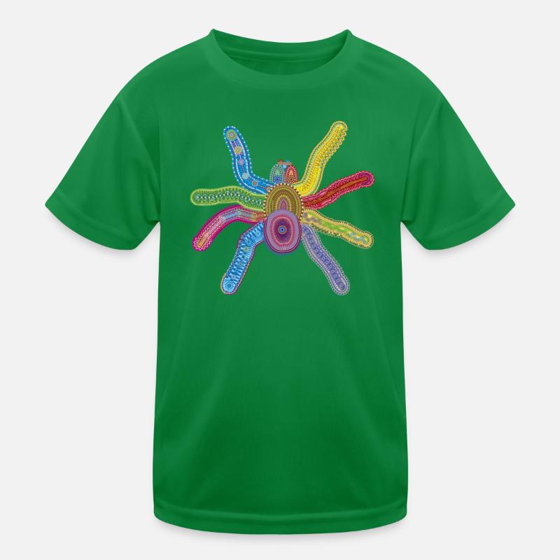 Tiefsee-Spinne Kinder Funktions-T-Shirt