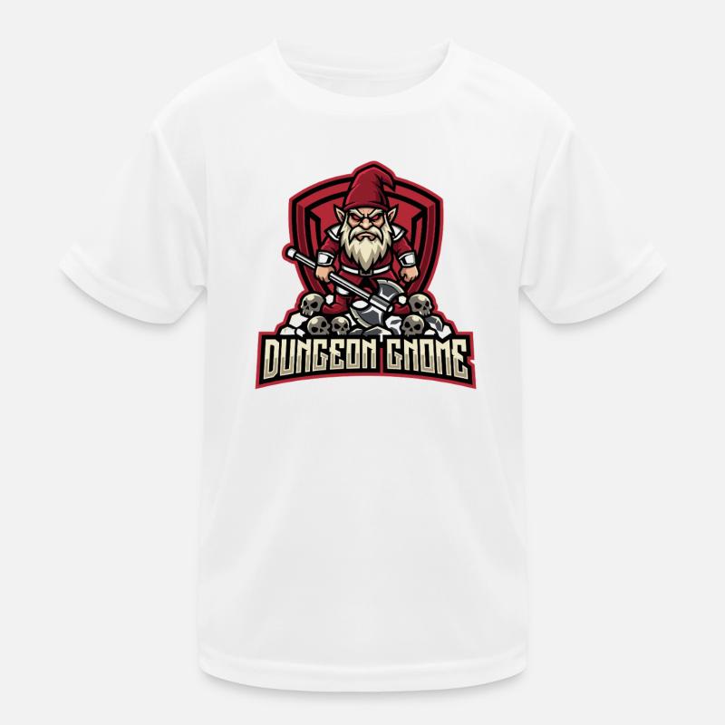 Böser Gnom, Dunkler Gnom, Goth-gnom, Lustiger Gnom Kinder Funktions-T-Shirt
