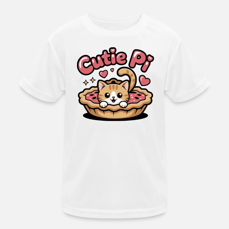 Cutie Pi Katze Kinder Funktions-T-Shirt