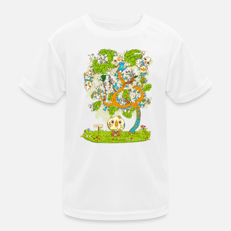 Onion tree - Kids Functional T-Shirt - white