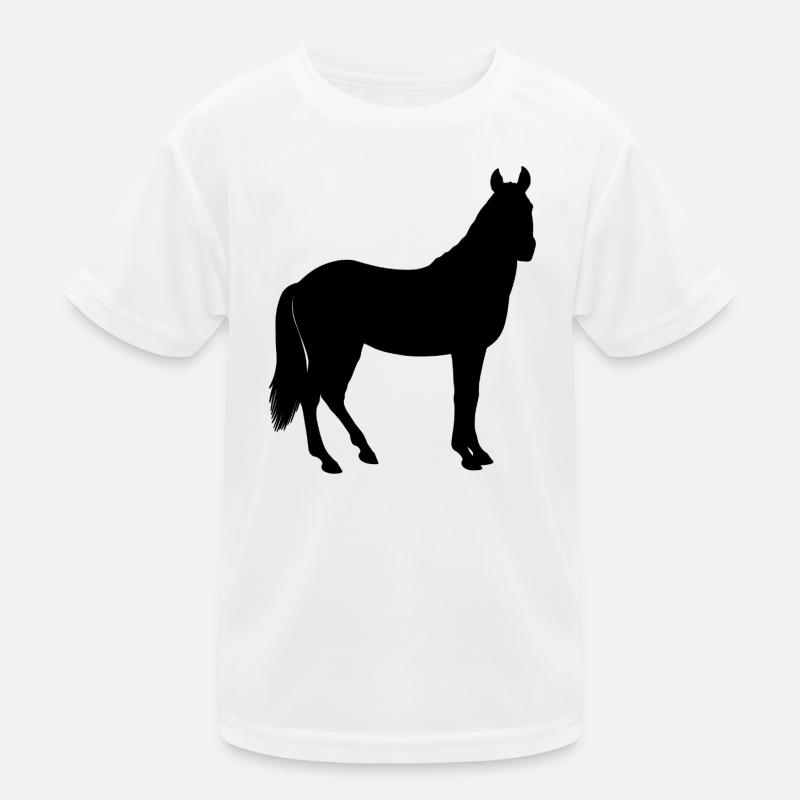 Pferd Kinder Funktions-T-Shirt