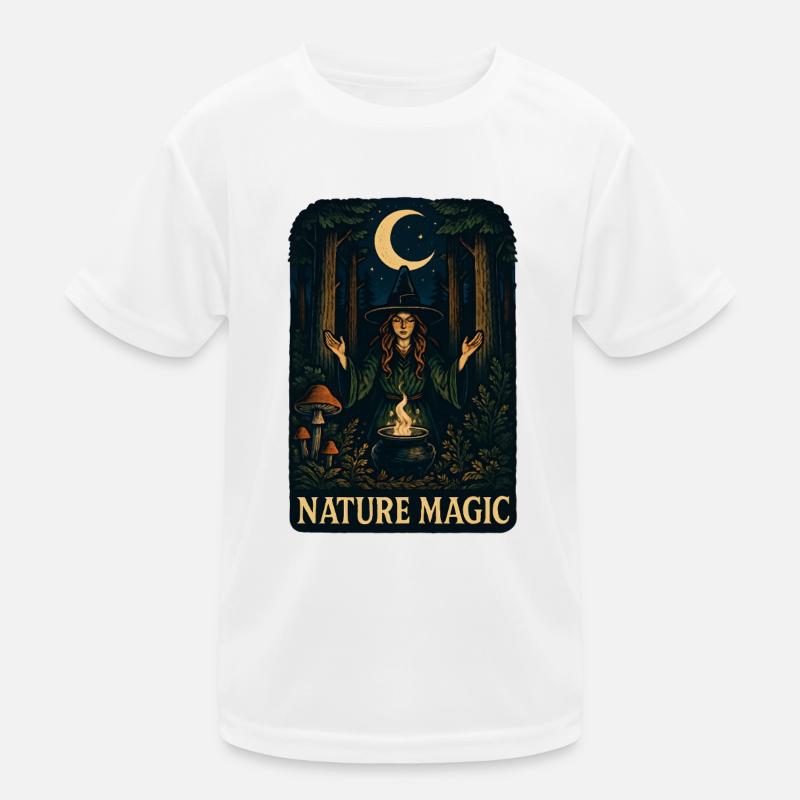 Magie de la Lune de la Forêt T-shirt sport Enfant