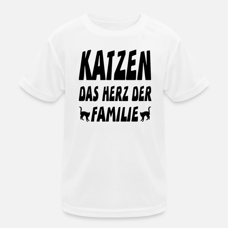 Katzen Kinder Funktions-T-Shirt