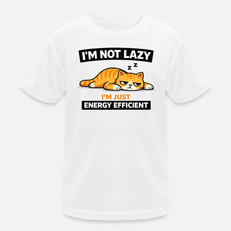 Energy Efficient Cat Nap Kids Functional T-Shirt