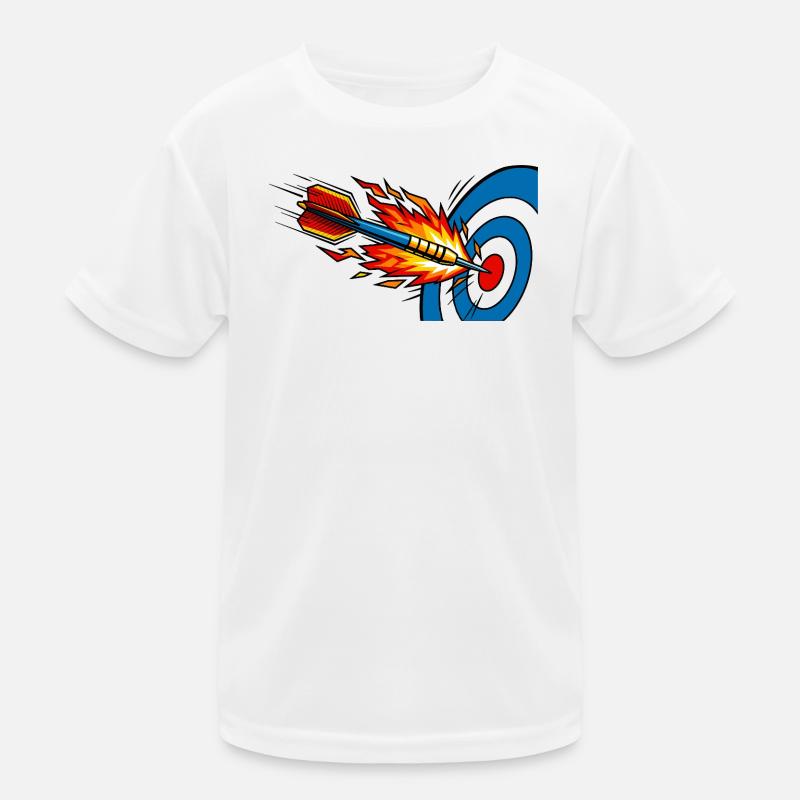 Fléchette Cible de Feu Cible T-shirt sport Enfant