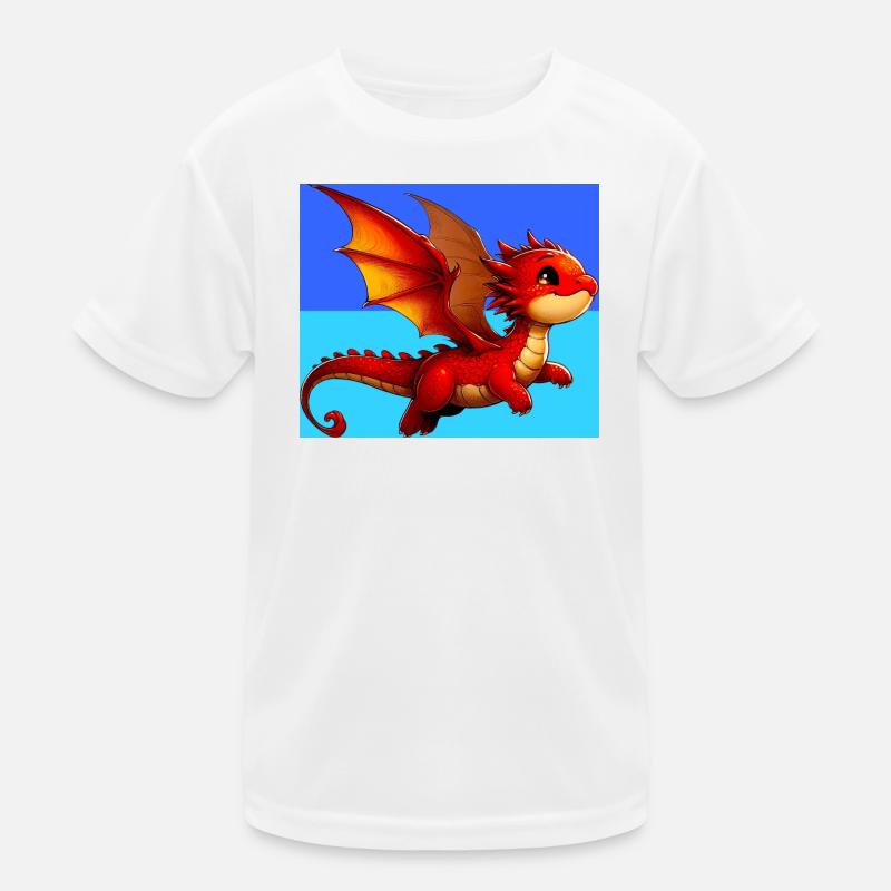 Drache Kinder Funktions-T-Shirt