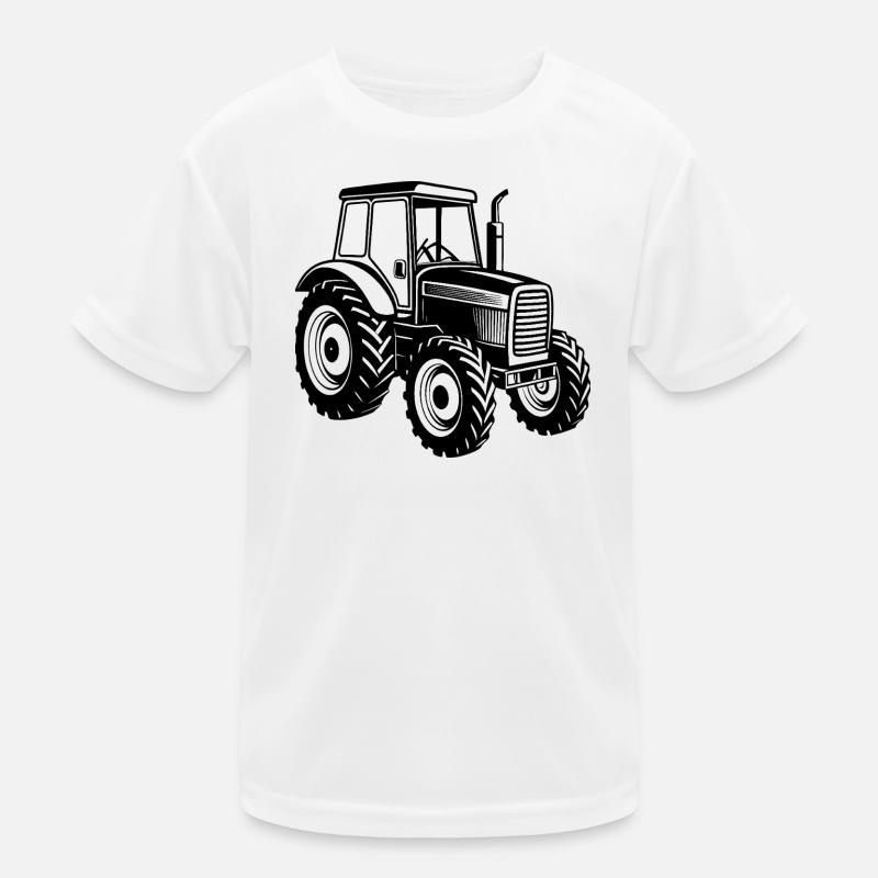 Farming tractor Kids Functional T-Shirt