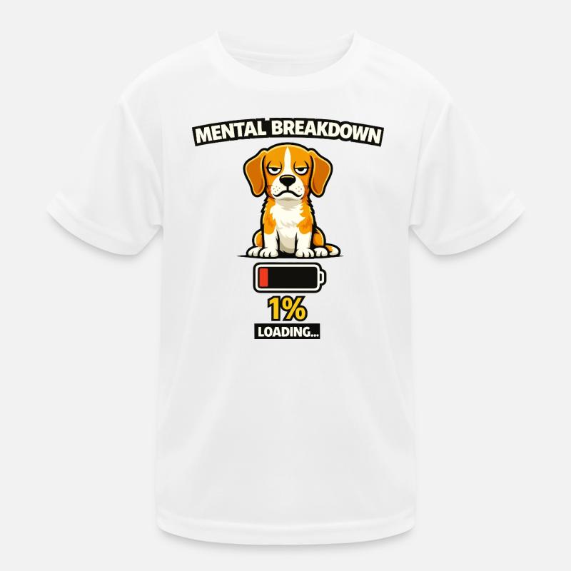 Effondrement mental du Beagle Loading T-shirt sport Enfant