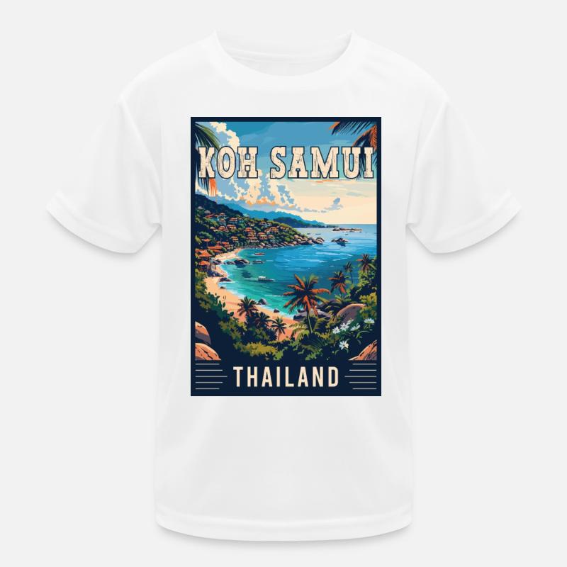 Découvrez le paradis à Koh Samui en Thaïlande T-shirt sport Enfant