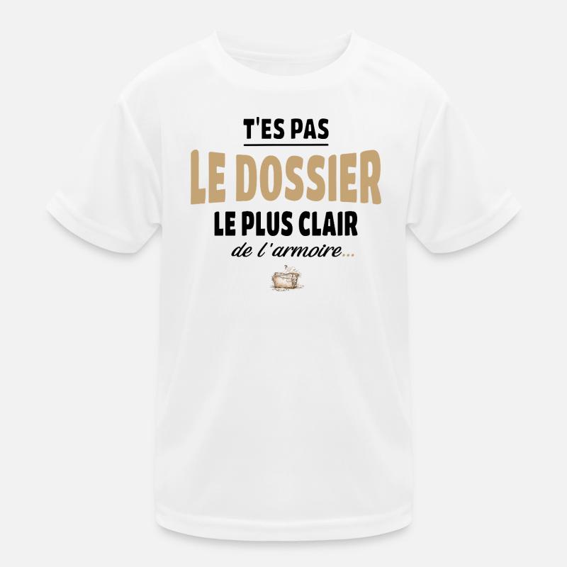 T’es pas le dossier le plus clair de l’armoire T-shirt sport Enfant