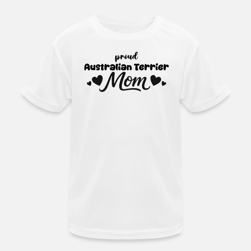 Proud Aussie Terrier mother, Australian Kids Functional T-Shirt