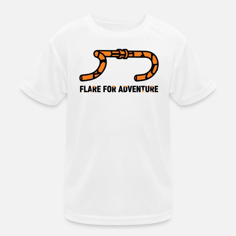 Neobrutalistisches Lenker-Leuchtturm-Abenteuer Kinder Funktions-T-Shirt