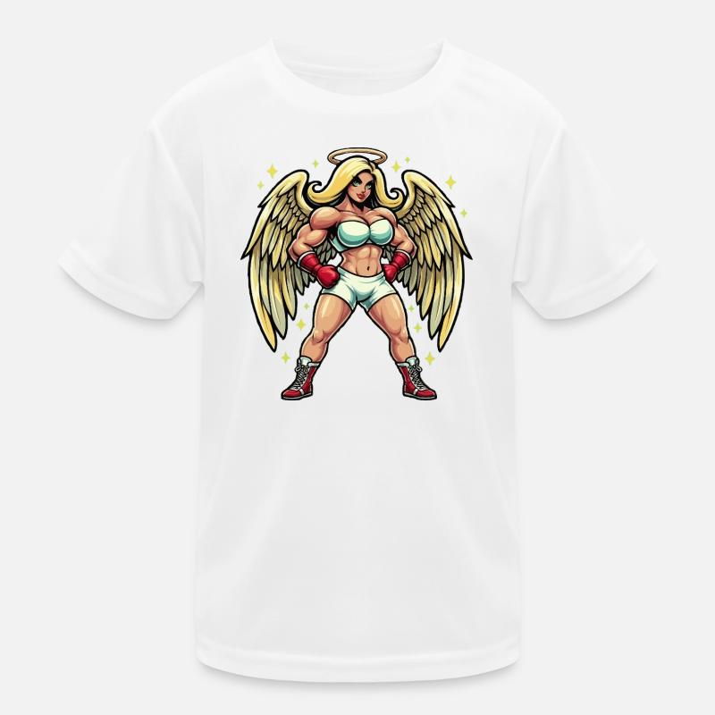 Schutzengel Kinder Funktions-T-Shirt