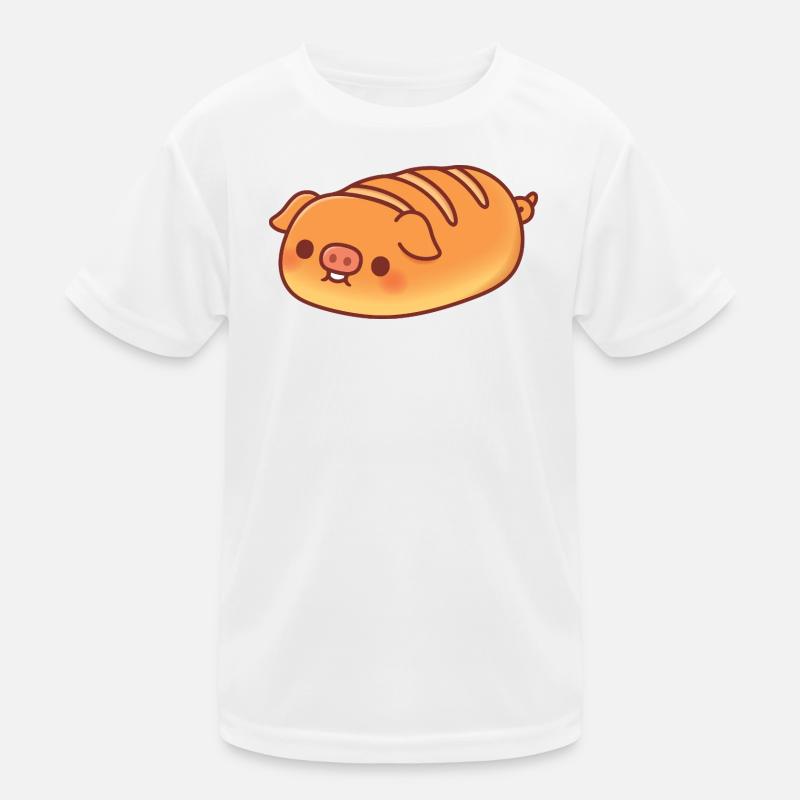Mignonne miche baguette de cochon T-shirt sport Enfant