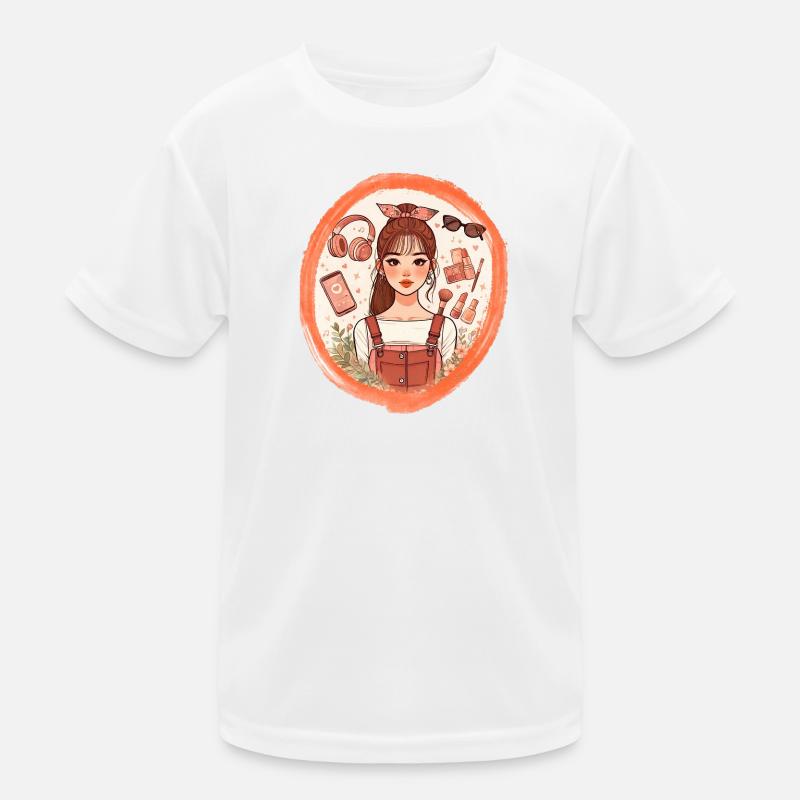 Adolescente et son mode de vie T-shirt sport Enfant