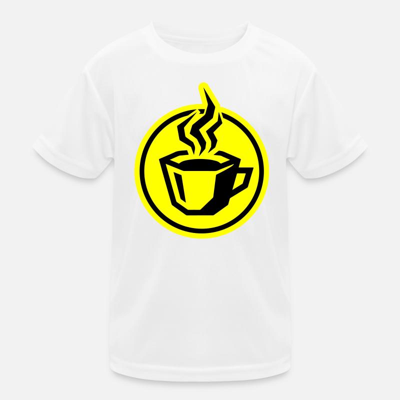 kaffee symbol Kinder Funktions-T-Shirt