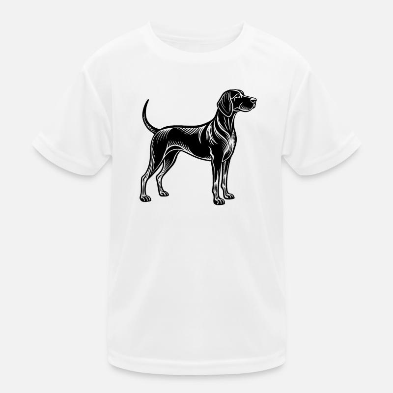 Coonhound Dog T-shirt sport Enfant