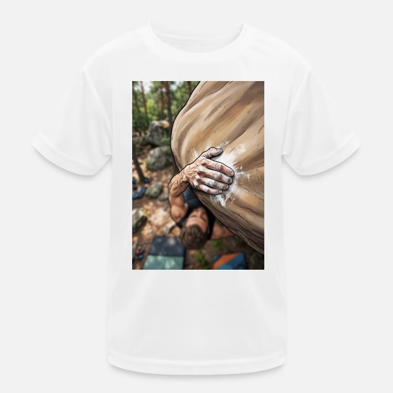 Chalked Hand Kids Functional T-Shirt