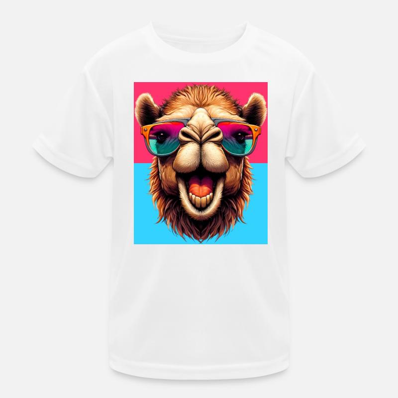 Kamel Kinder Funktions-T-Shirt