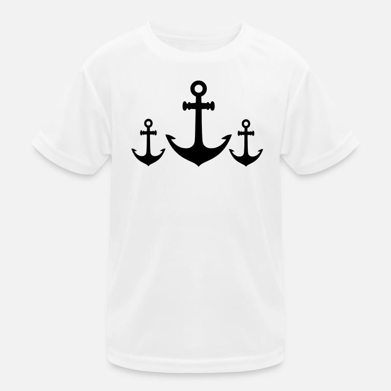 Anker crew Kinder Funktions-T-Shirt