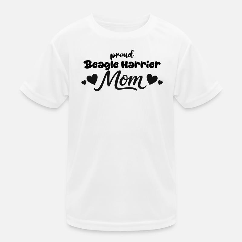 Fière mère de Busard Rapet, Busard Beagle T-shirt sport Enfant