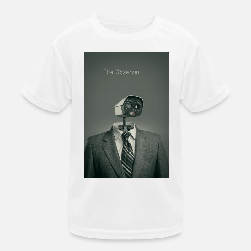 Affiche d’art minimale de surveillance de The Observer T-shirt sport Enfant