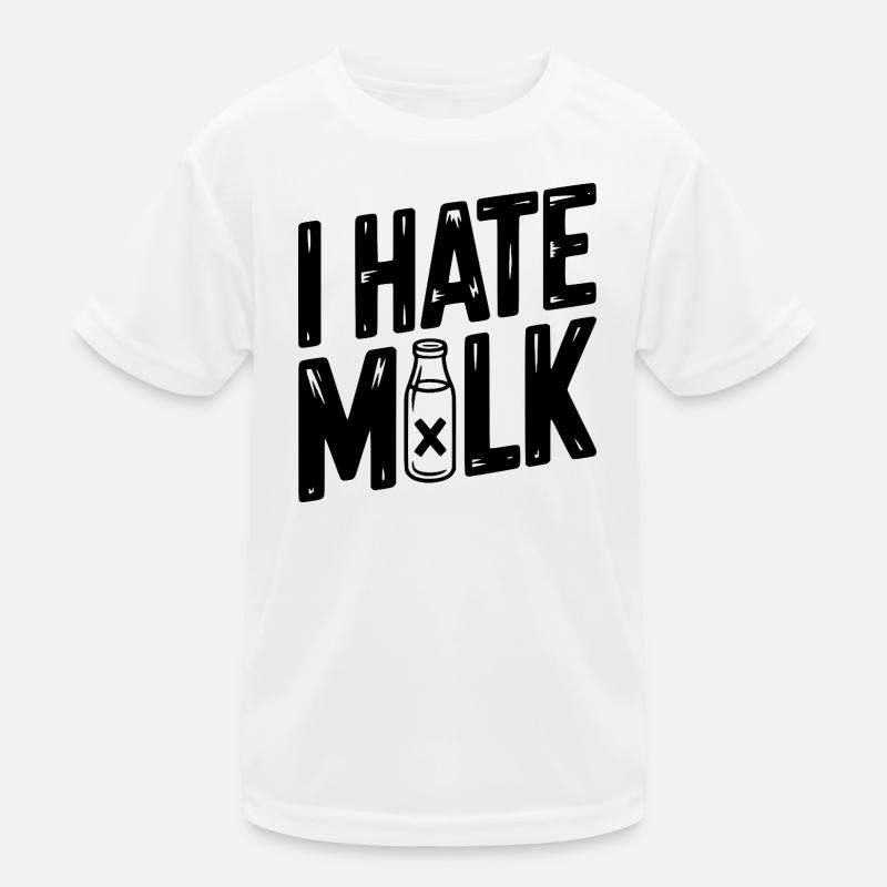 Ich hasse Milch Kinder Funktions-T-Shirt
