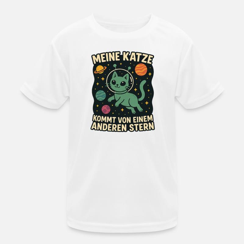 Meine Katze aus Sternenwelt Kinder Funktions-T-Shirt