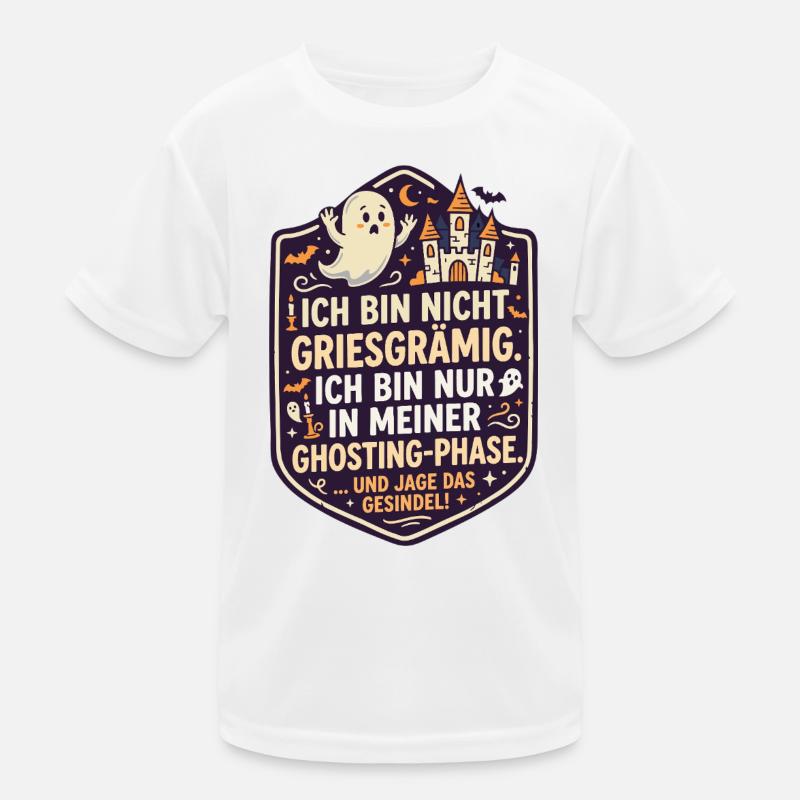 Ghosting Phase lustiger Halloween Spruch Kinder Funktions-T-Shirt