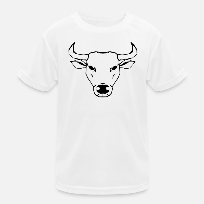 Illustration de bœuf T-shirt sport Enfant