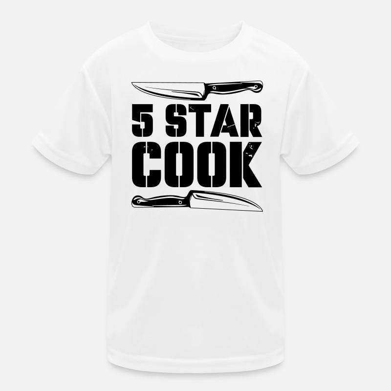 5_star_cook Kinder Funktions-T-Shirt
