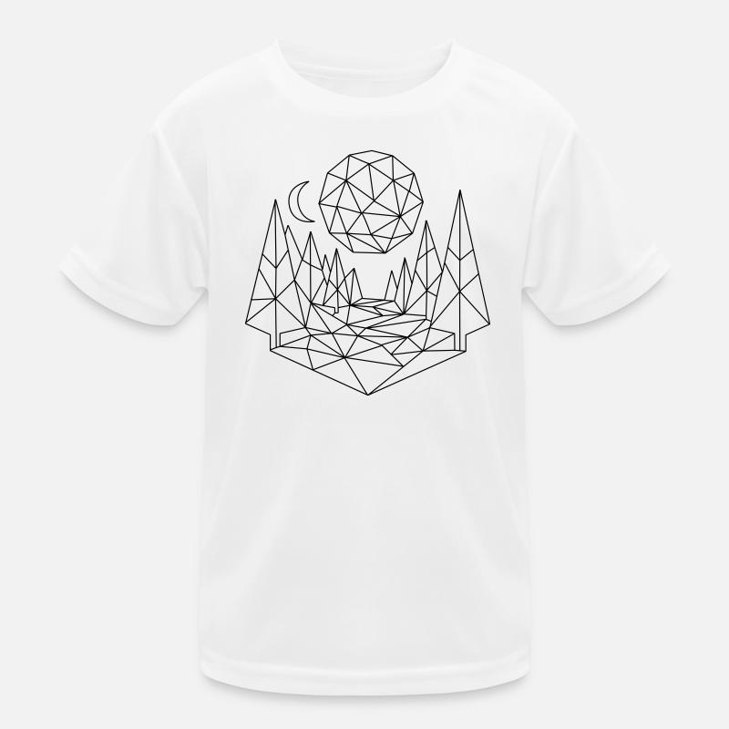 Polygone du paysage T-shirt sport Enfant
