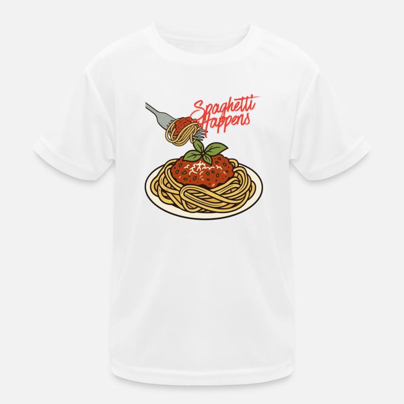 Spaghetti happens Kids Functional T-Shirt