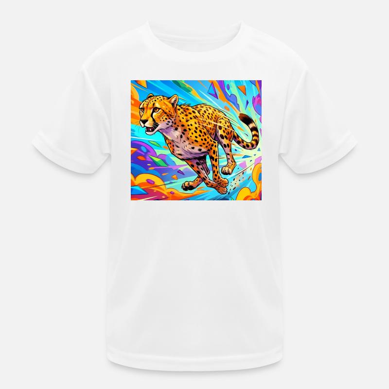 guépard T-shirt sport Enfant