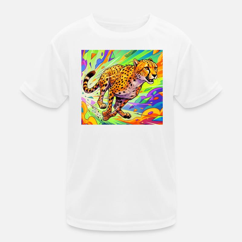 guépard T-shirt sport Enfant