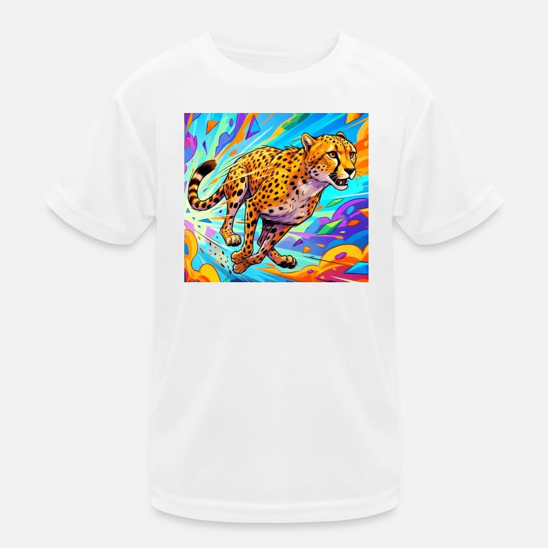 guépard T-shirt sport Enfant