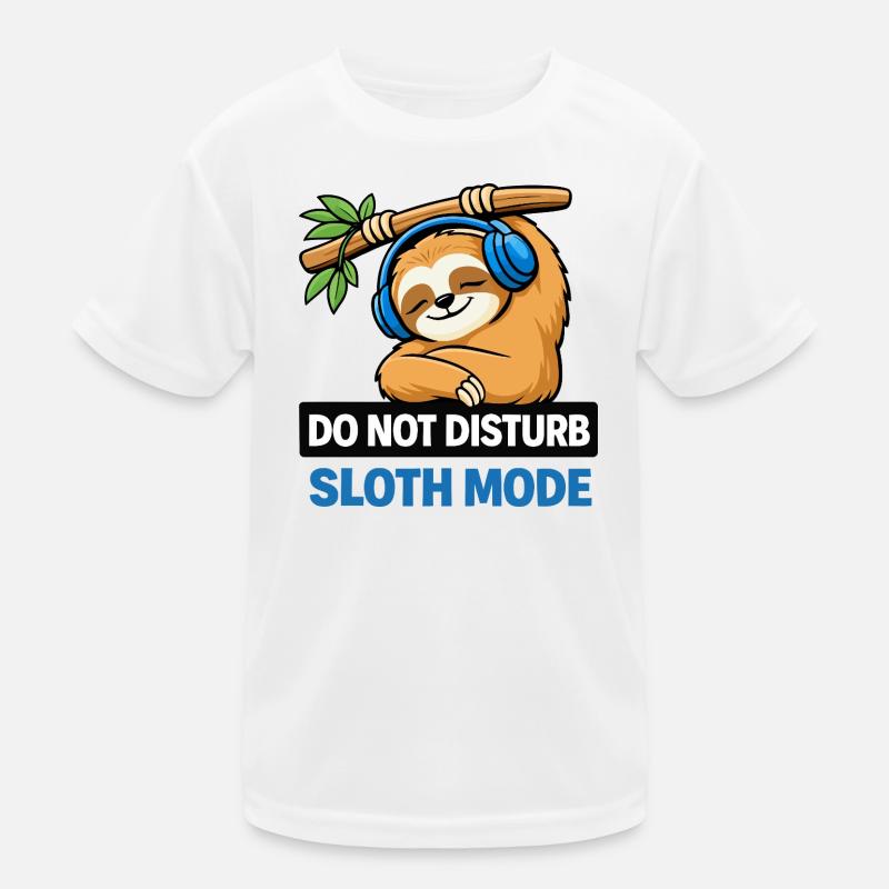 Sloth Mode Do Not Disturb Kids Functional T-Shirt