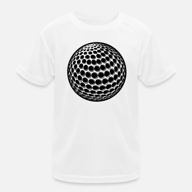 Golf ball Kids Functional T-Shirt