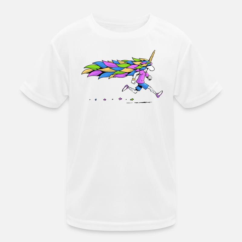 Licorne coureuse T-shirt sport Enfant