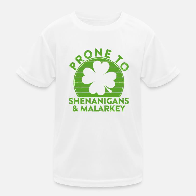 Shenanigans & Malarkey Shamrock Tee Kinder Funktions-T-Shirt