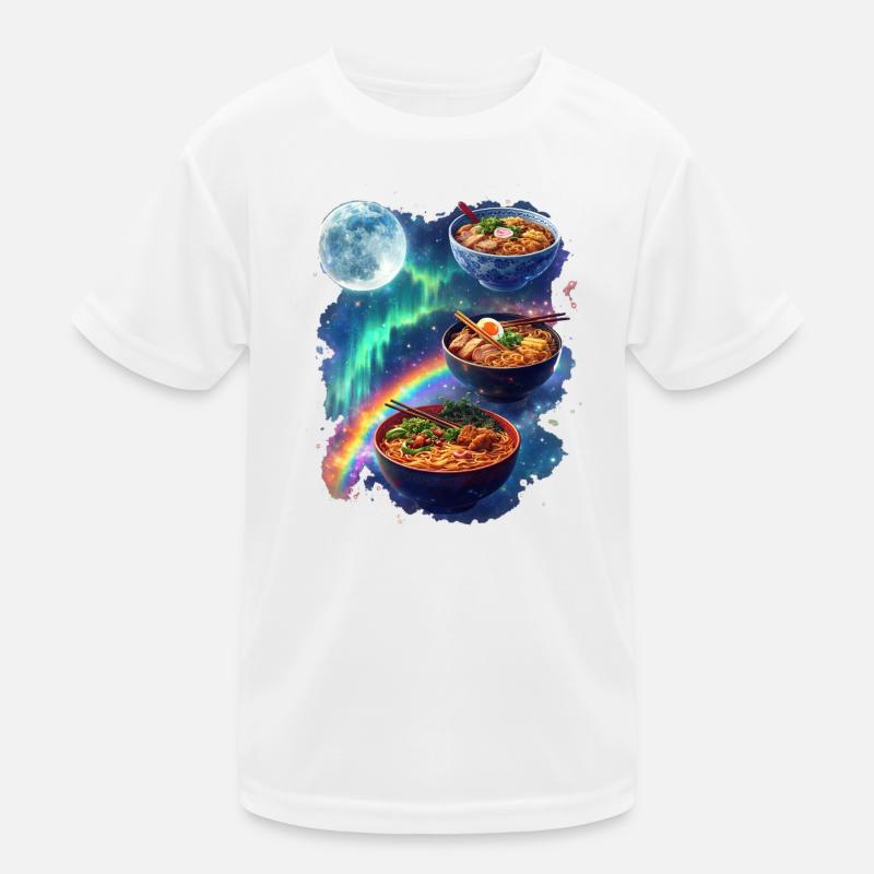 Galactic Ramen Bowls Kids Functional T-Shirt