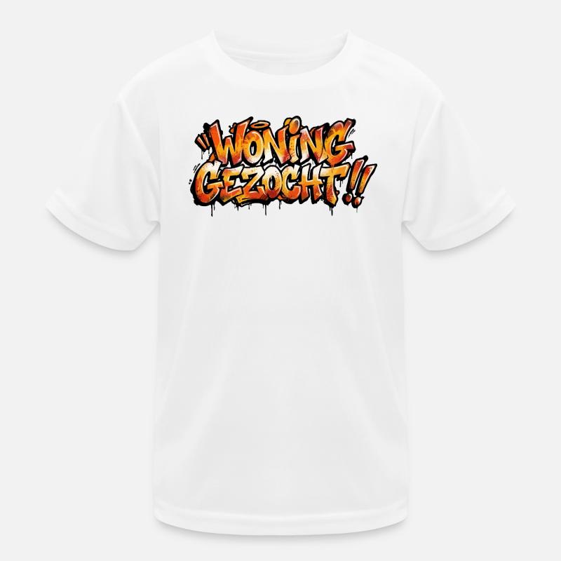 Texte de graffiti recherché propriété T-shirt sport Enfant