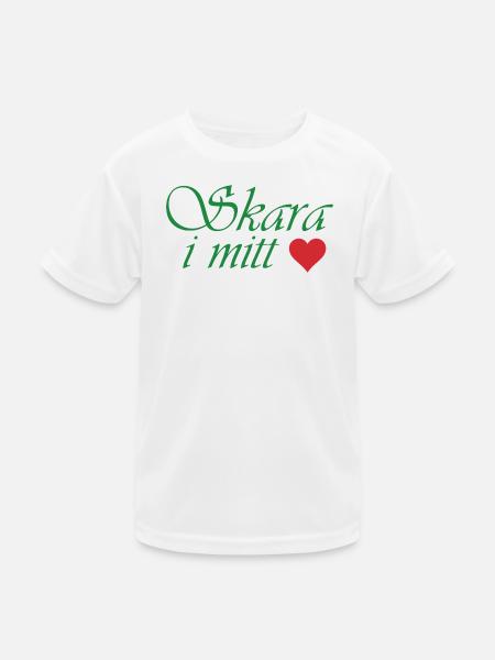 Crowd in my heart - Kids Functional T-Shirt - white - Front