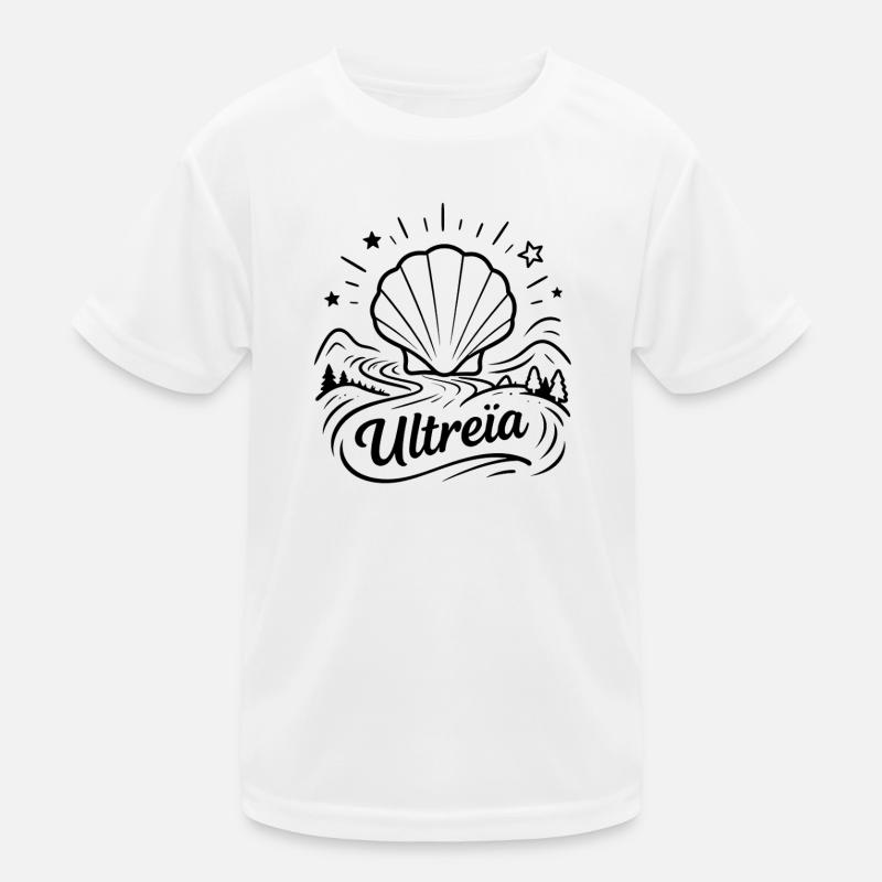 Ultreïa chemin de Saint-Jacques Compostelle T-shirt sport Enfant