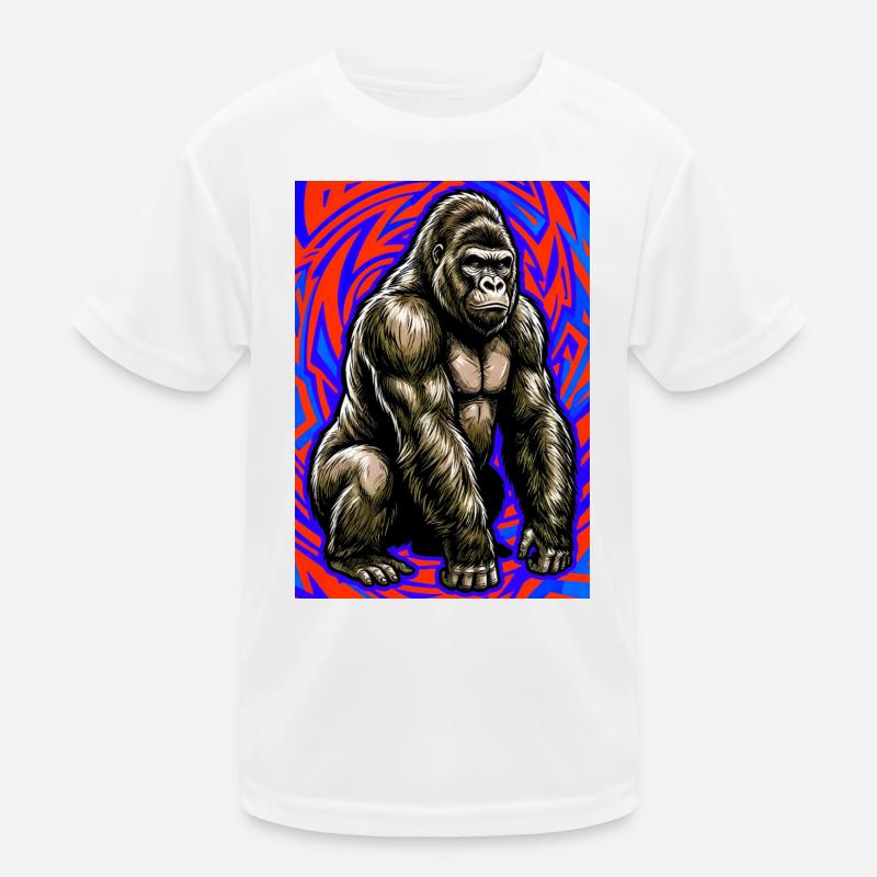 Gorilla Kinder Funktions-T-Shirt