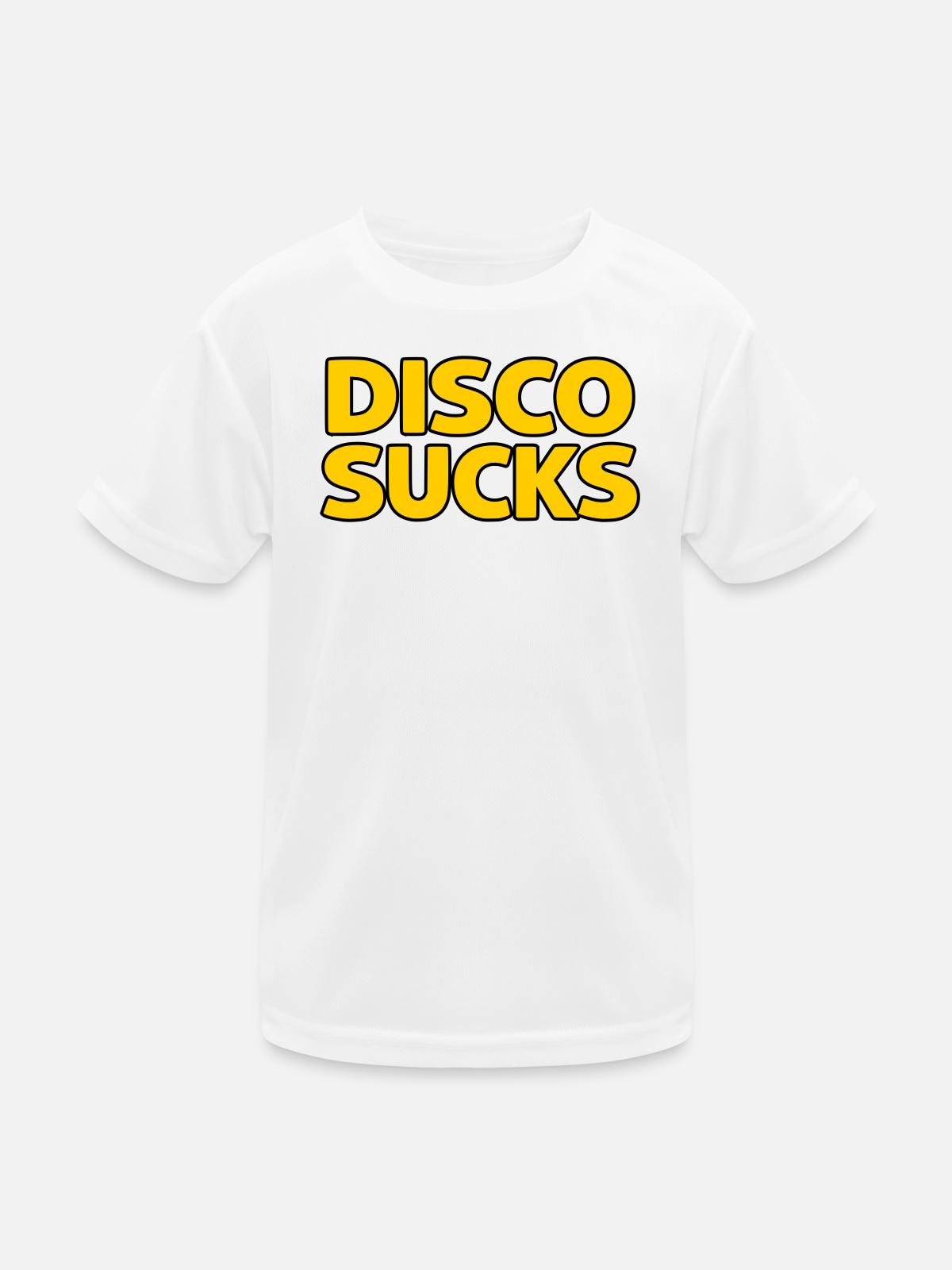 Disco Sucks - Kids Functional T-Shirt - white - Front
