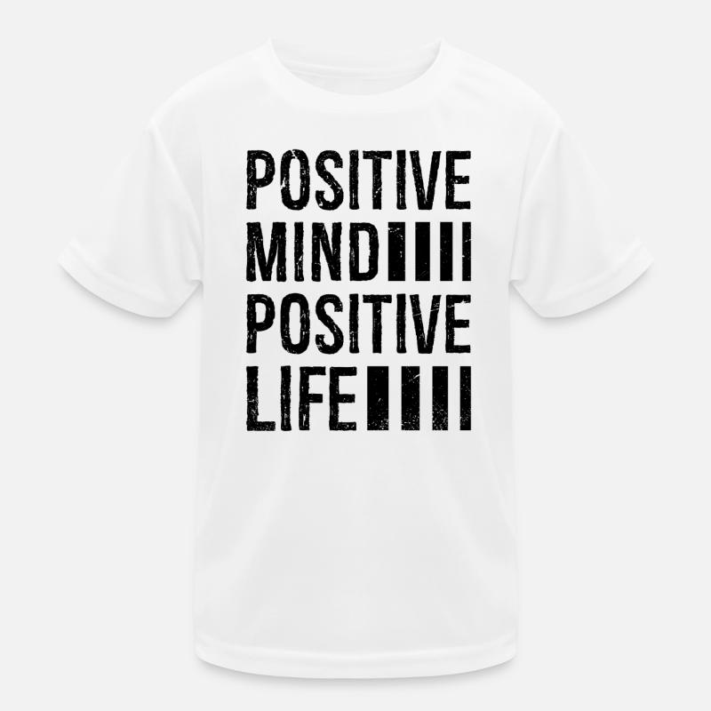Positiver Geist positives Leben Kinder Funktions-T-Shirt